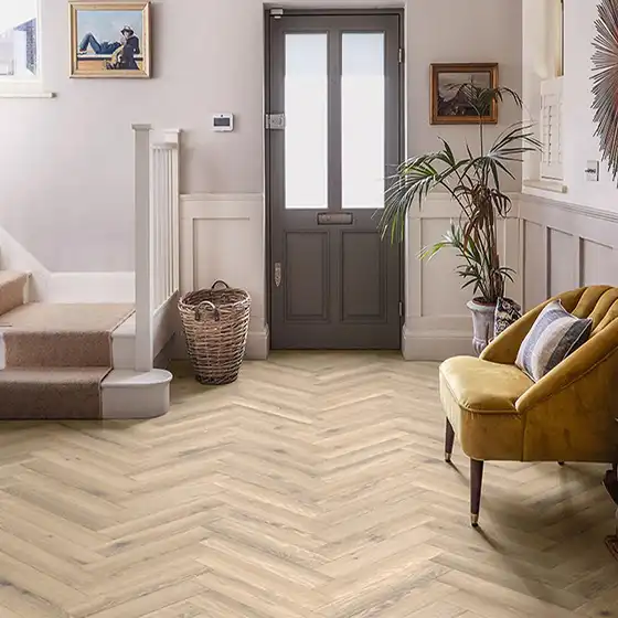 Herringbone LVT completed